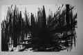 Paysage en bataille, scène1|2014, charcoal on paper, fusain sur papier, 3,46 X 5,58 ft ( 106X170cm)
