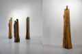 4 sculptures en chêne |2021<br />© Théo Pitout